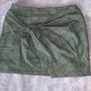 Plaid Mini Skirt